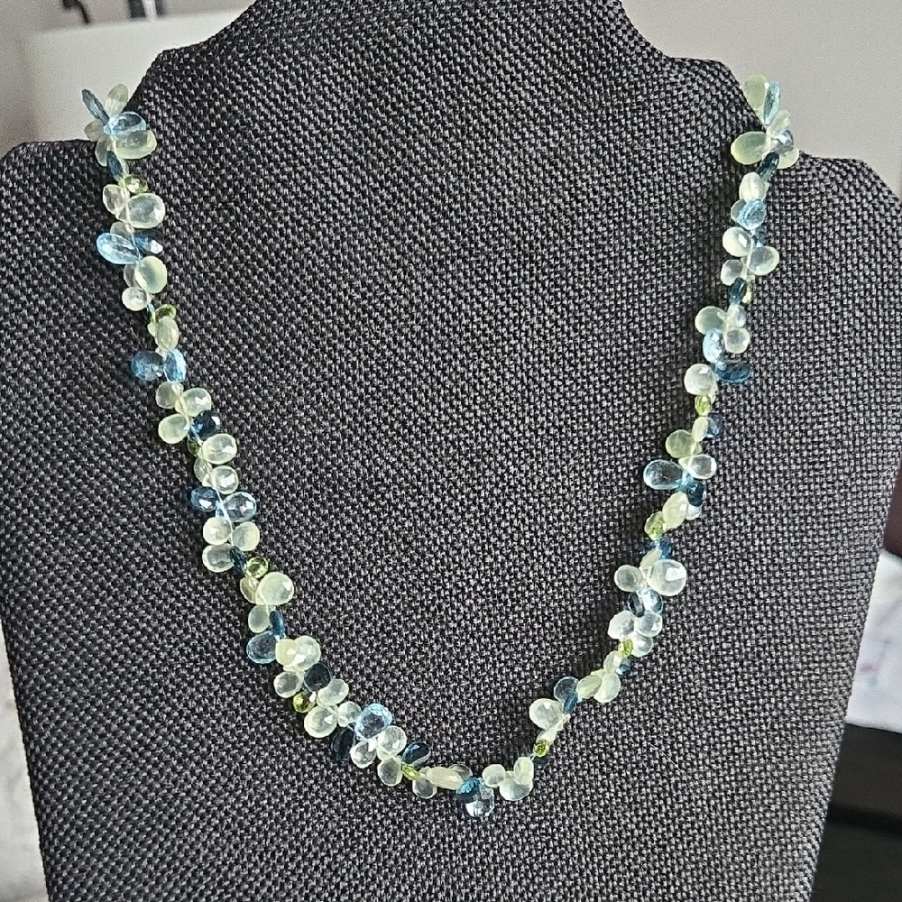 Multigemstone Sterling Silver Necklace